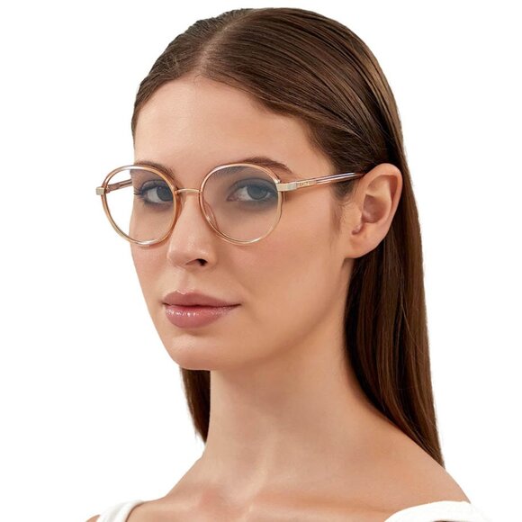NEW  CHLOE SUNGLASSES ORANGE  WOMEN GOLD TRANSITION EYEWEAR CH0033S 001 main image 4